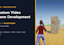 develop 2d, 3d, mobile, PC and web games in unity or unreal engine